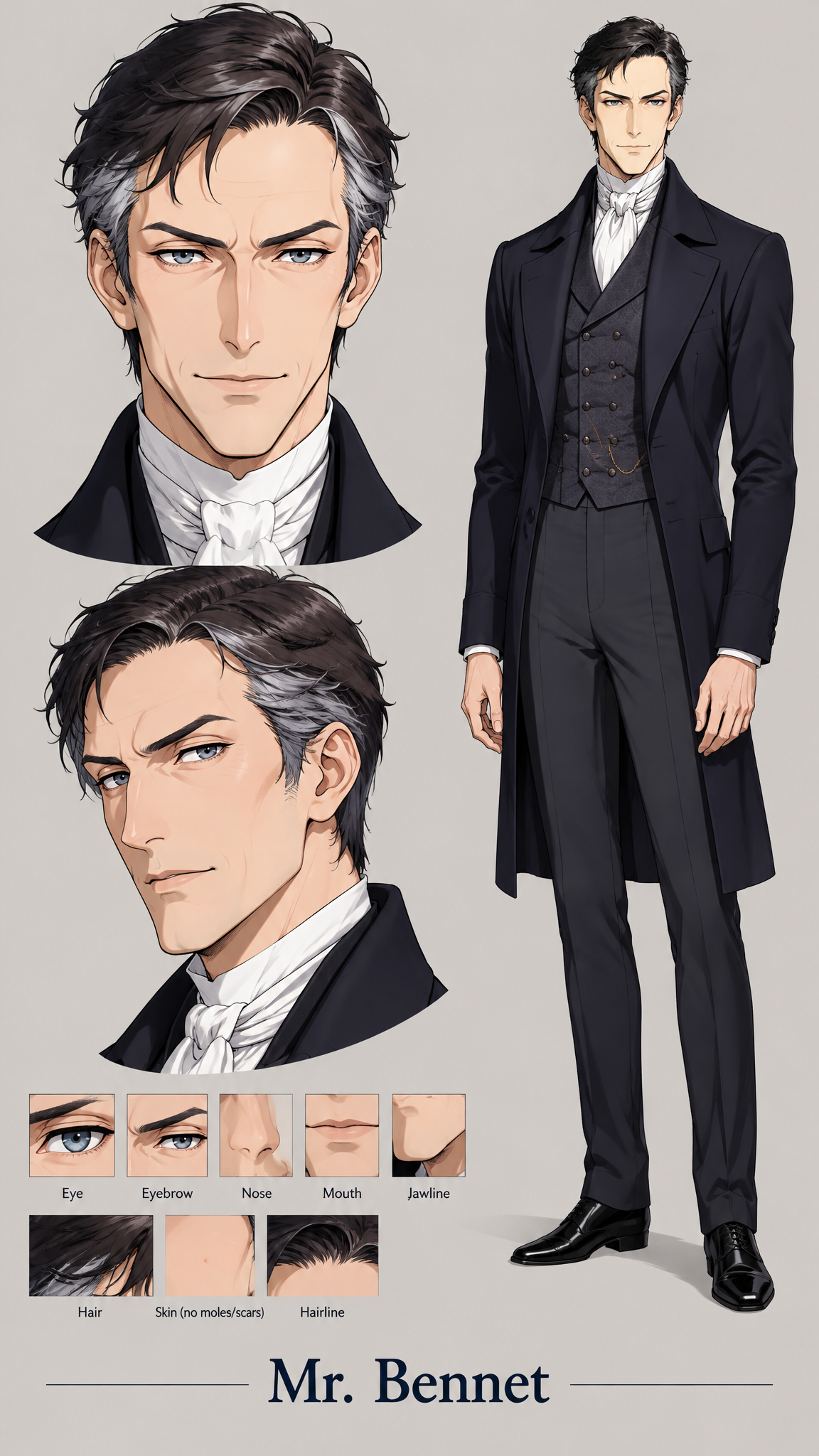 Alineación de personajes para PRIDE & PREJUDICE