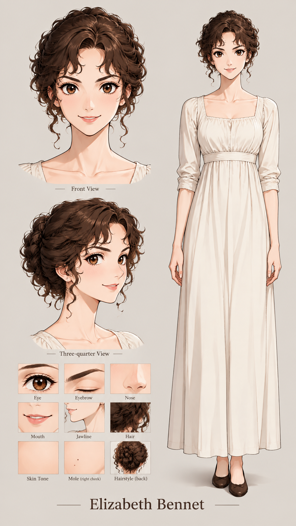 Alineación de personajes para PRIDE & PREJUDICE
