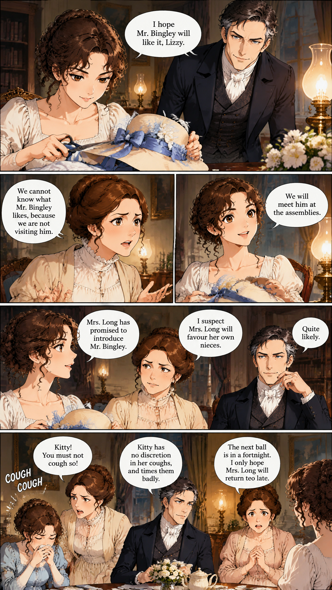 Página de cómic demo de PRIDE & PREJUDICE