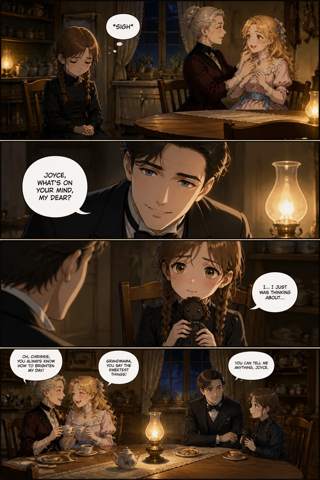 Pagina fumetto demo da The Little Black Doll