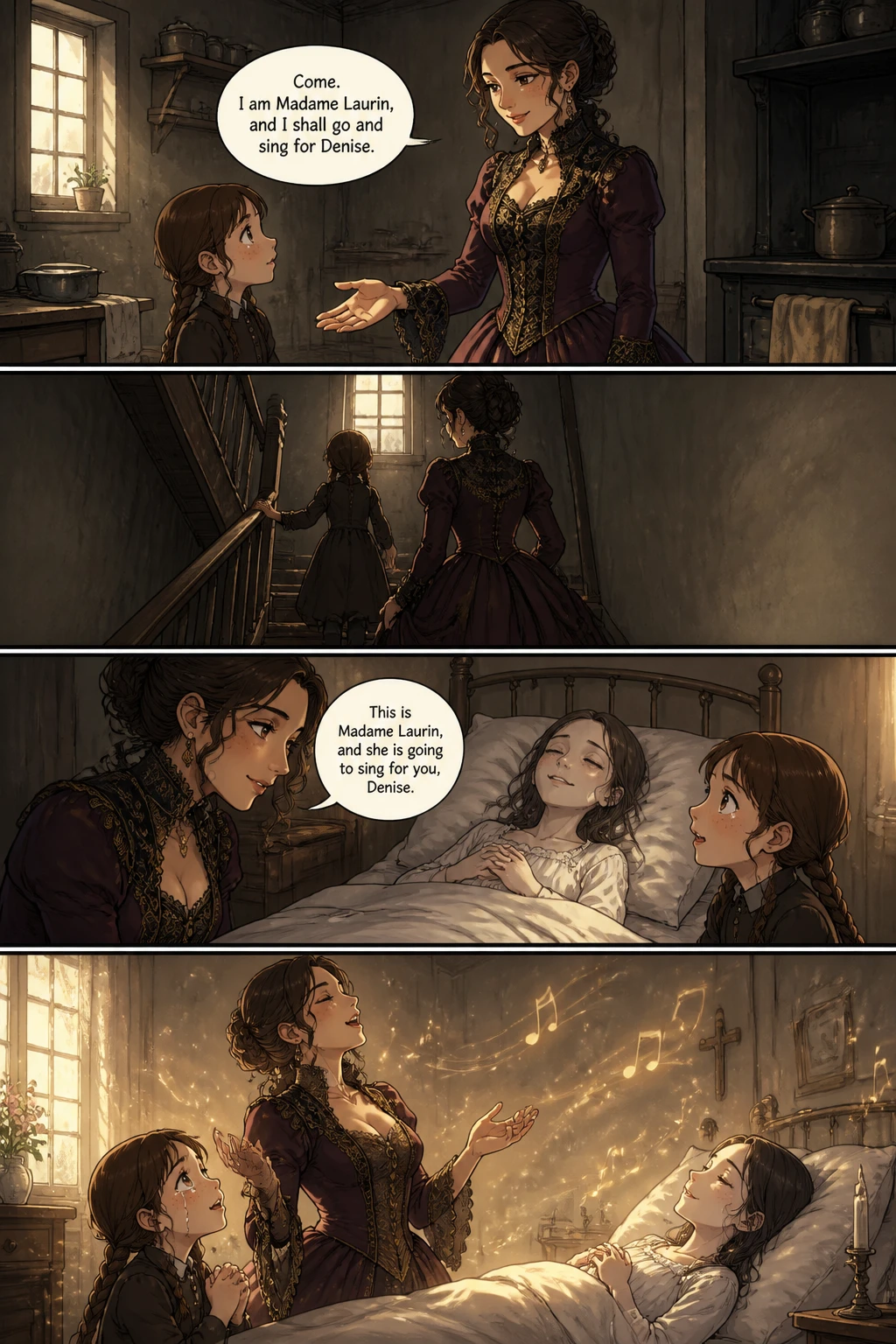 Pagina fumetto demo da The Little Black Doll