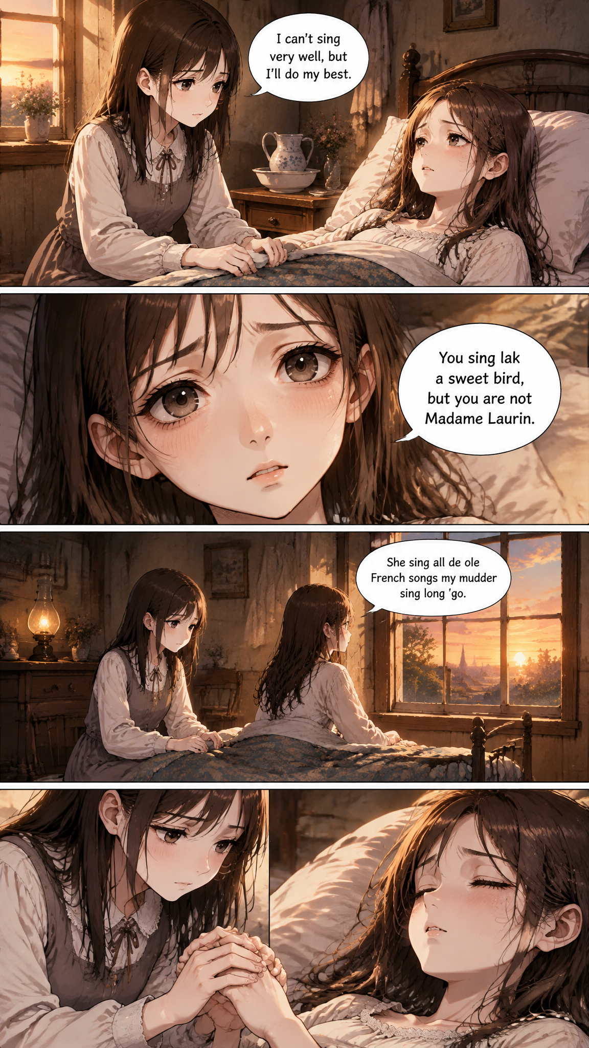 Página de cómic demo de The Little Black Doll