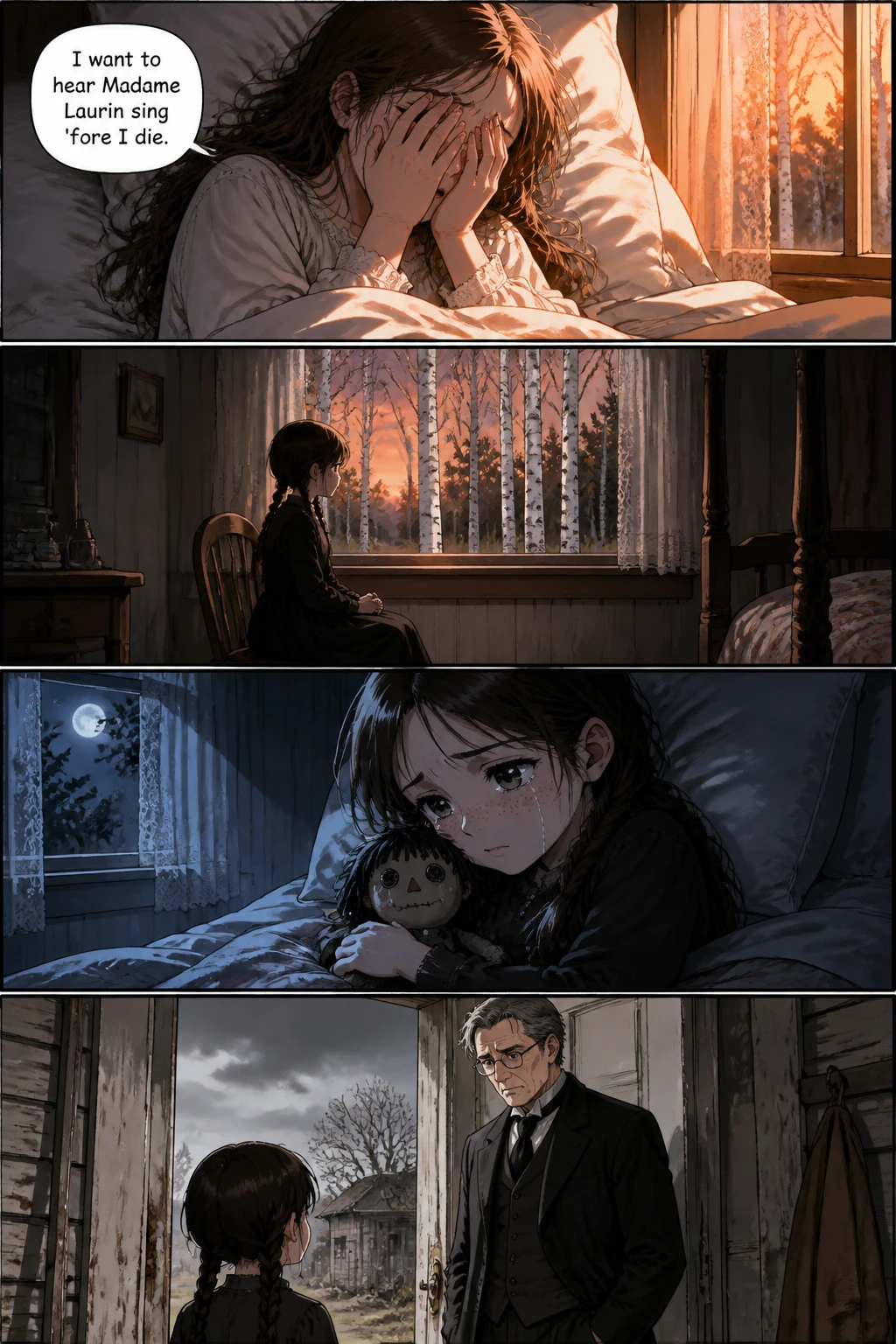 Pagina fumetto demo da The Little Black Doll
