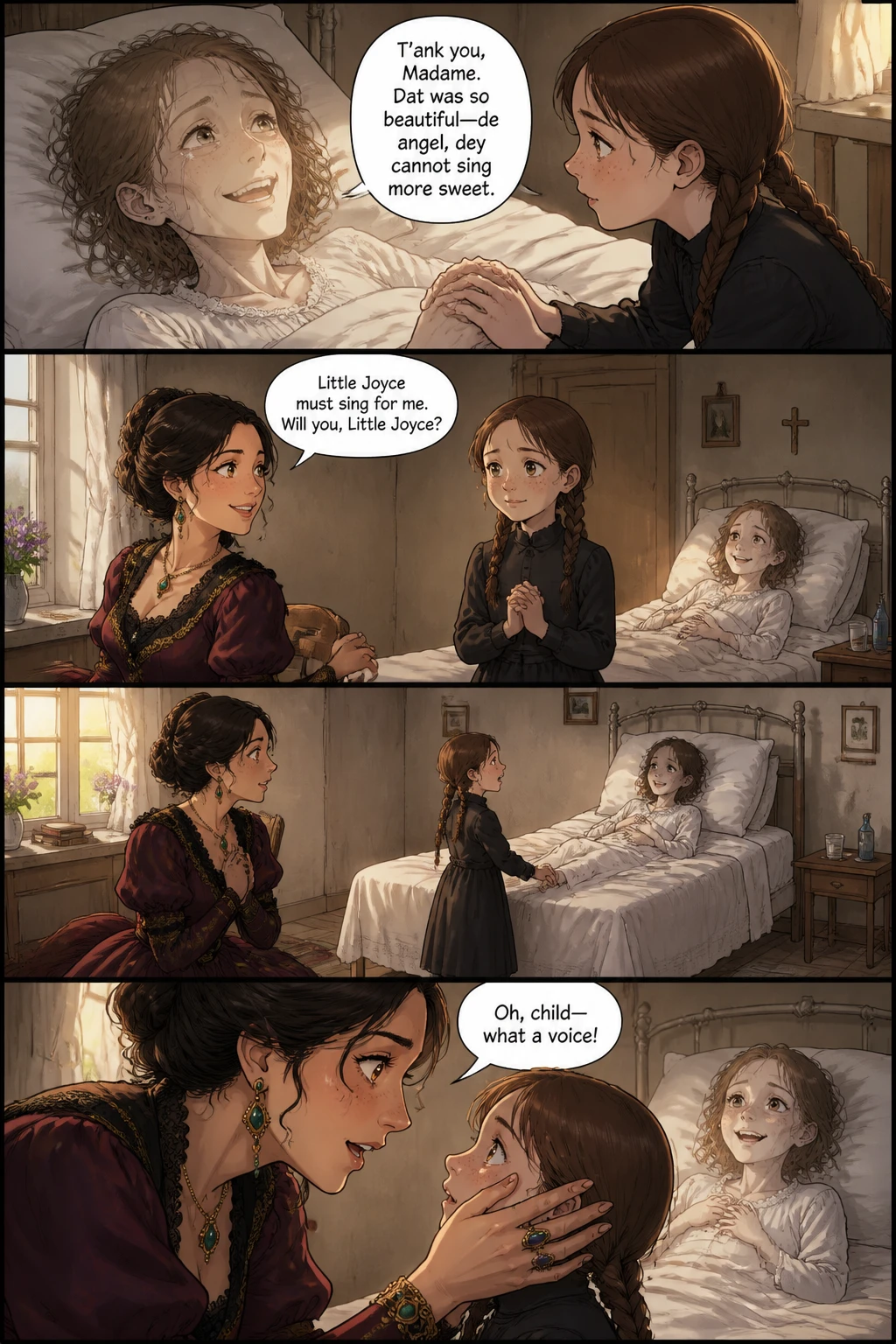 Pagina fumetto demo da The Little Black Doll