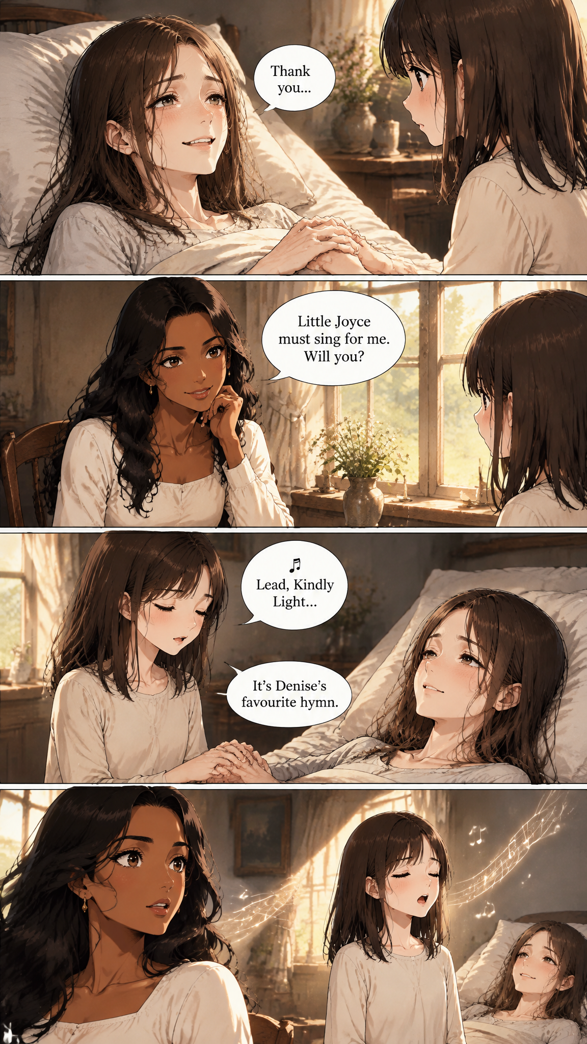Página de cómic demo de The Little Black Doll