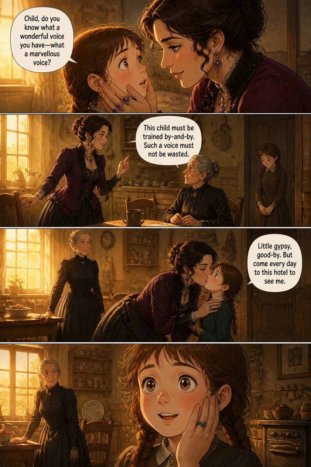 Pagina fumetto demo da The Little Black Doll