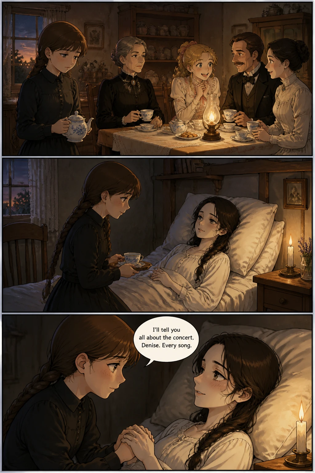 Pagina fumetto demo da The Little Black Doll
