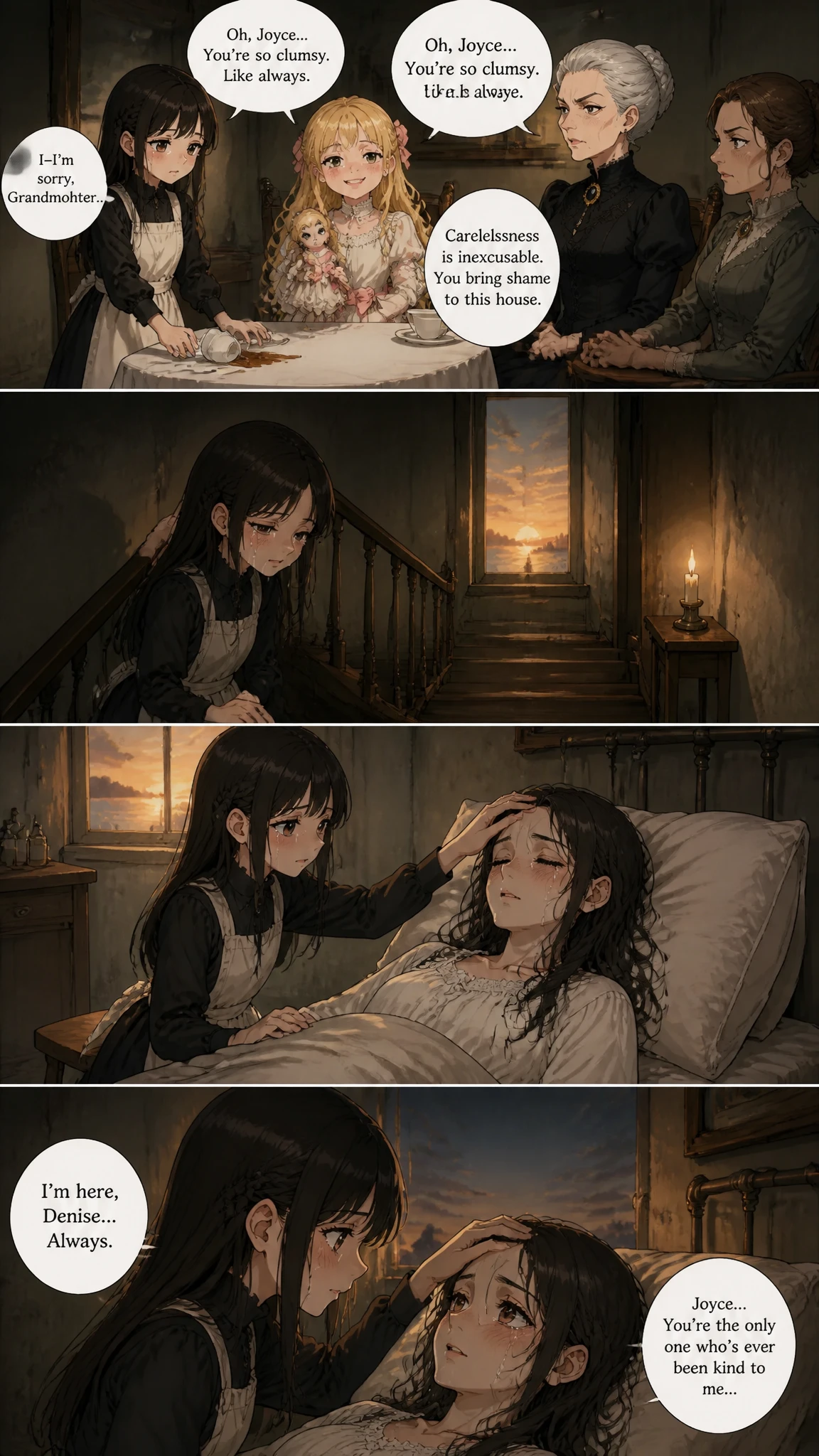 Demo comic page from The Little Black Doll