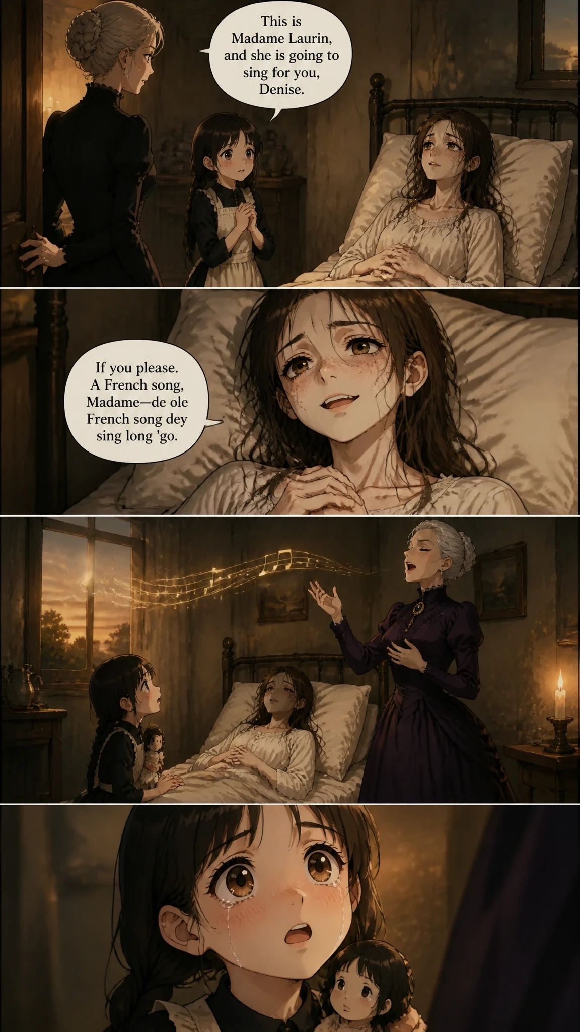 Demo comic page from The Little Black Doll