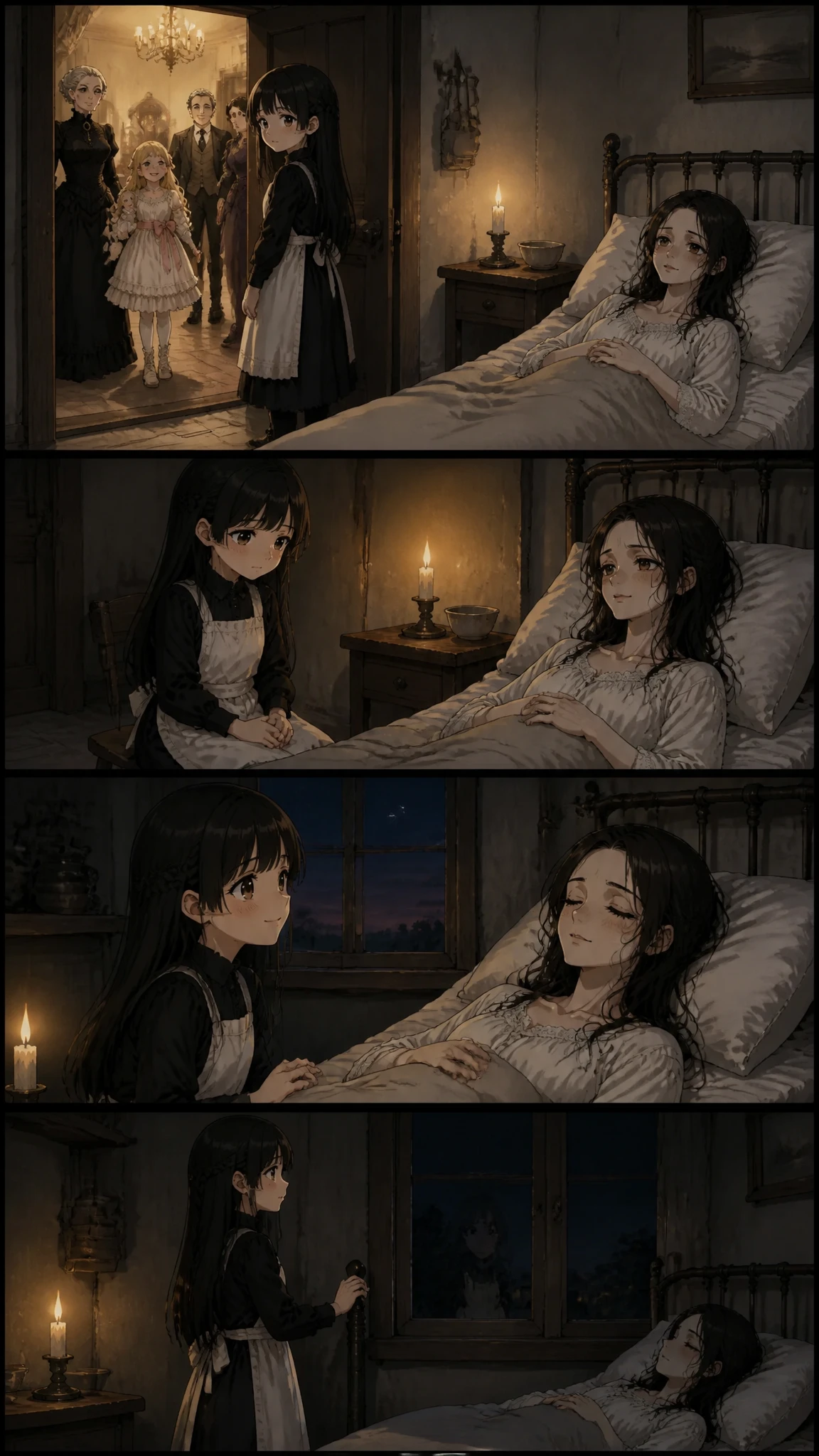 Demo comic page from The Little Black Doll