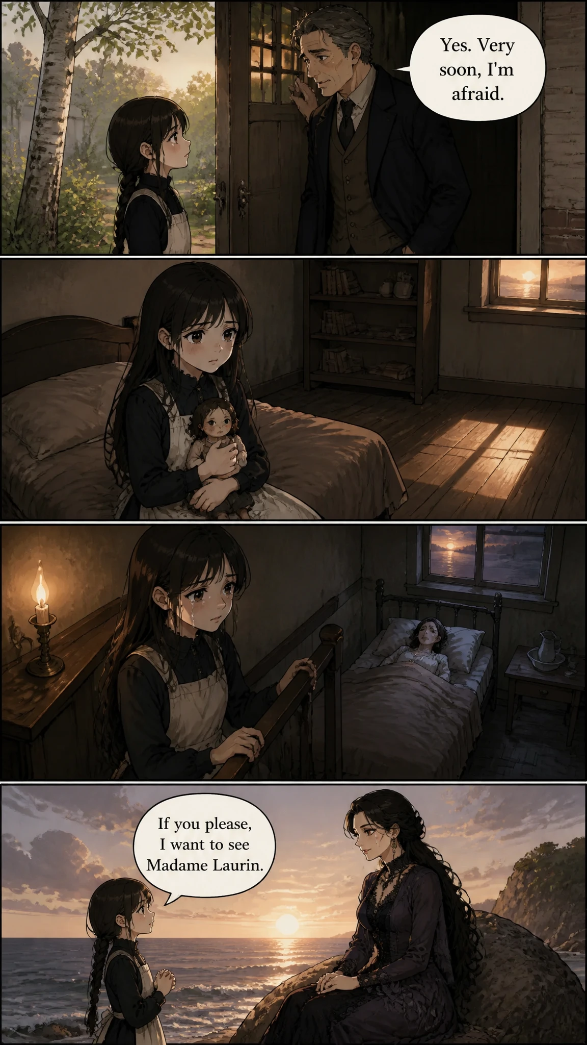 Demo comic page from The Little Black Doll