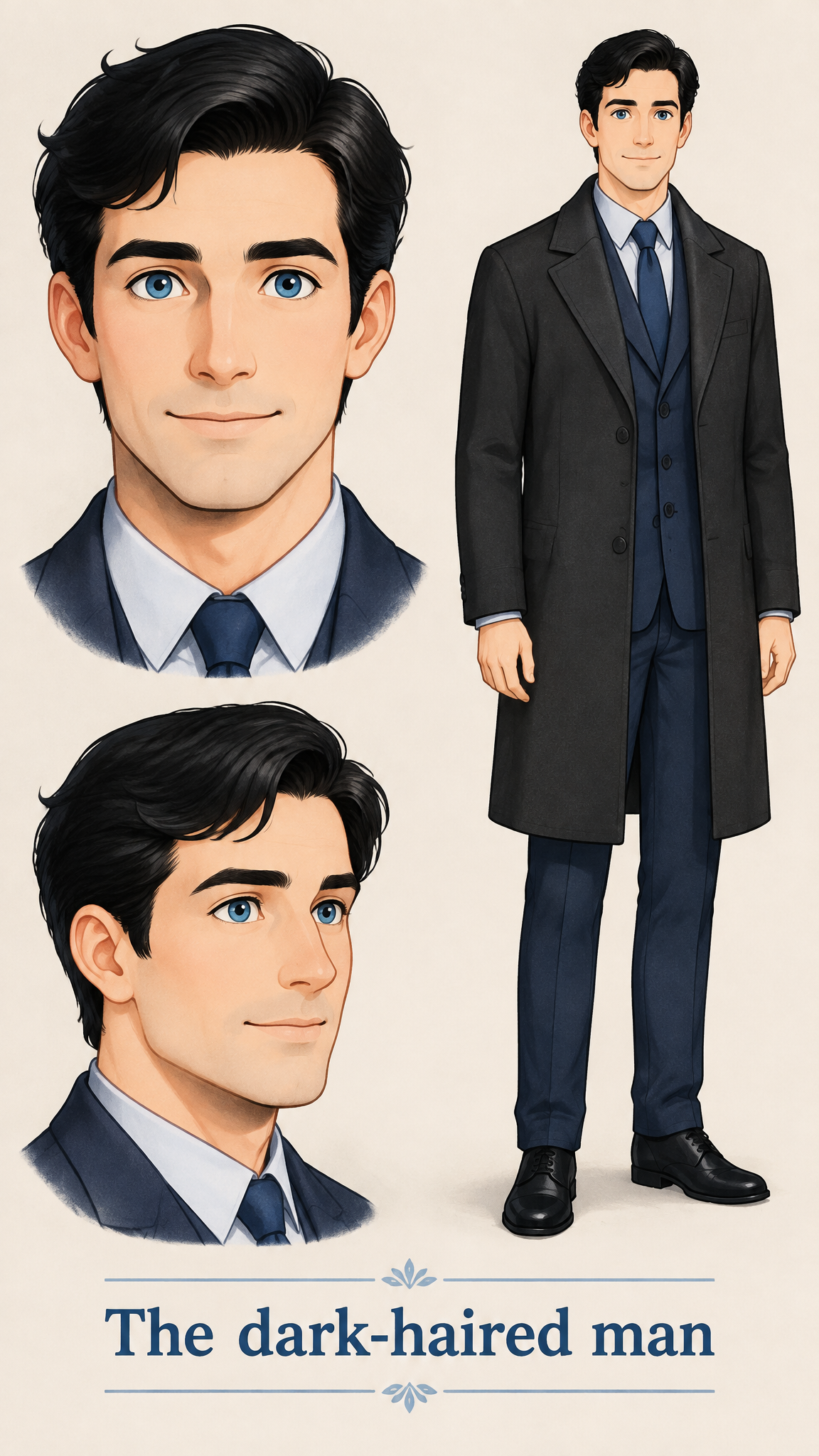 Alineación de personajes para The Man on the Train