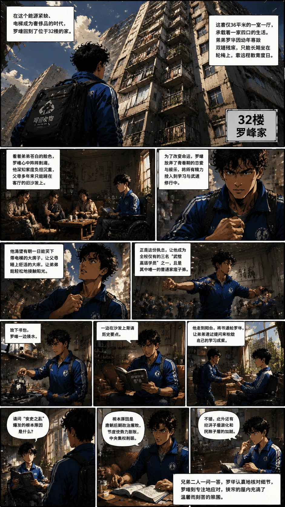Demo comic page from 吞噬星空