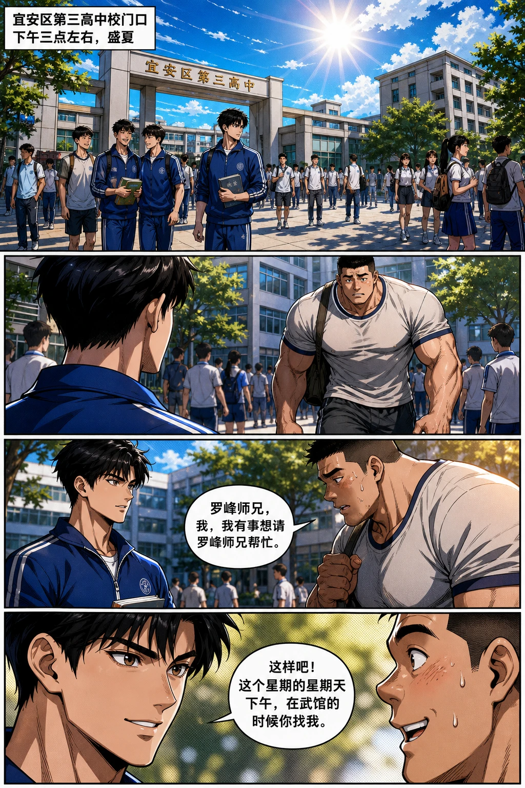 Pagina fumetto demo da 吞噬星空