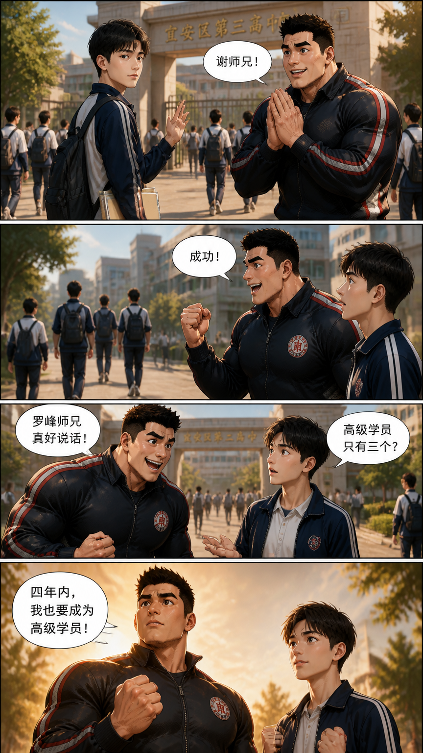 Demo comic page from 吞噬星空