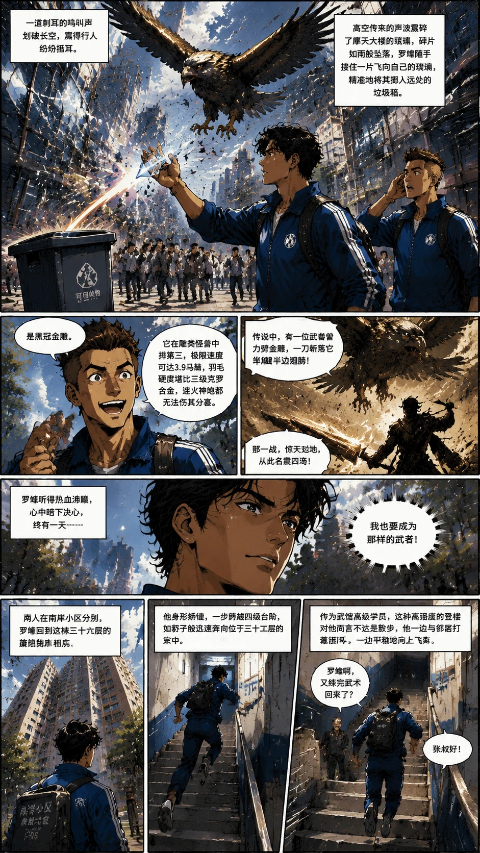 Demo comic page from 吞噬星空