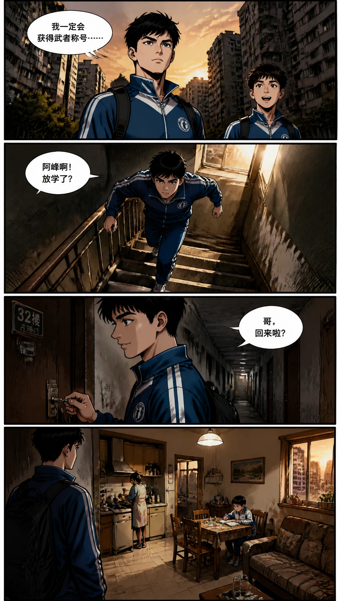 Demo comic page from 吞噬星空