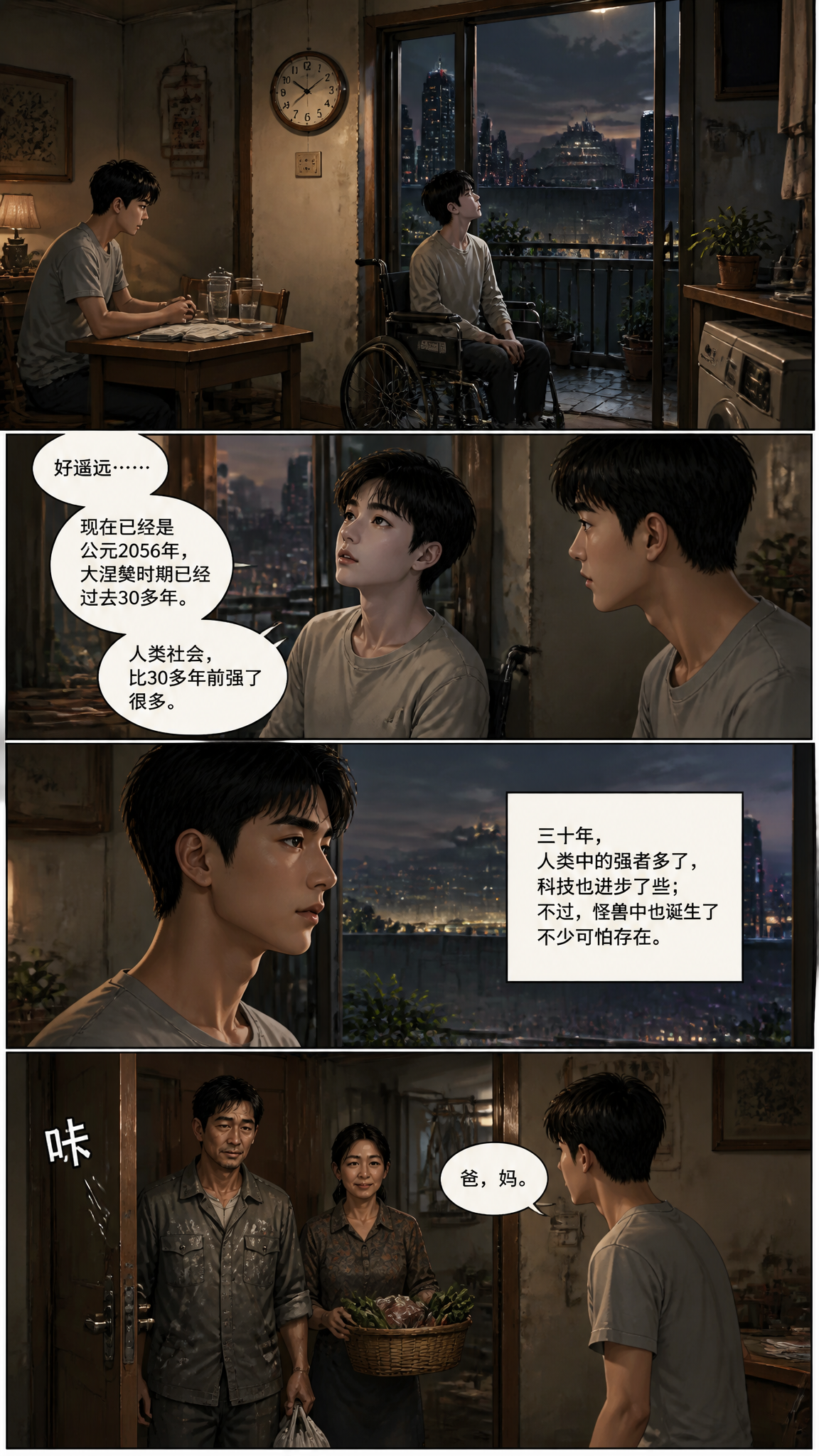 Demo comic page from 吞噬星空