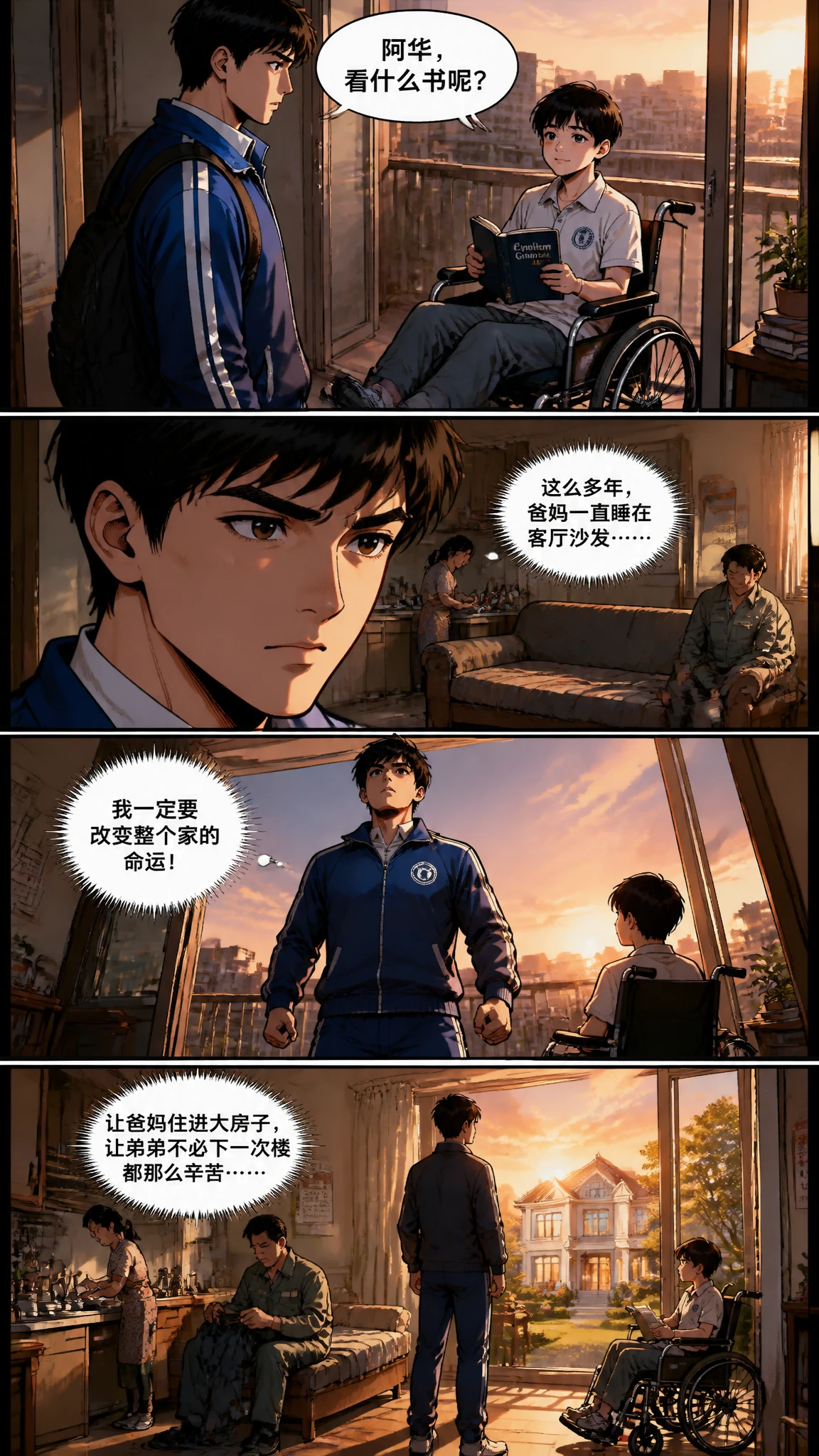 Demo comic page from 吞噬星空