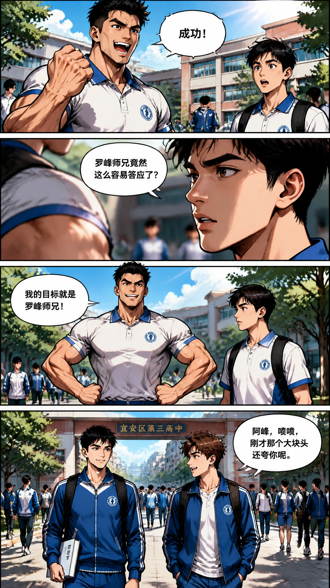 Demo comic page from 吞噬星空