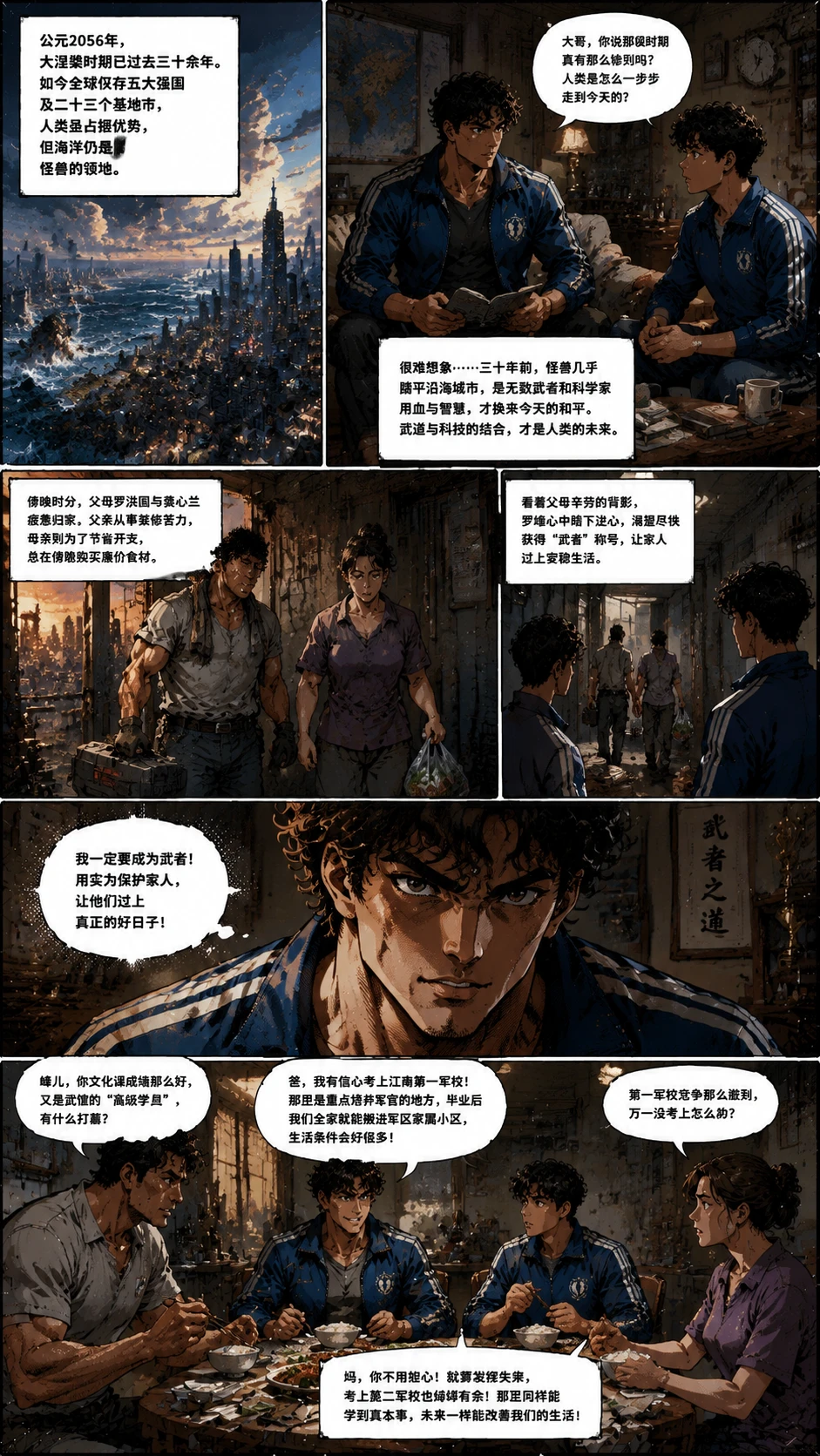 Demo comic page from 吞噬星空