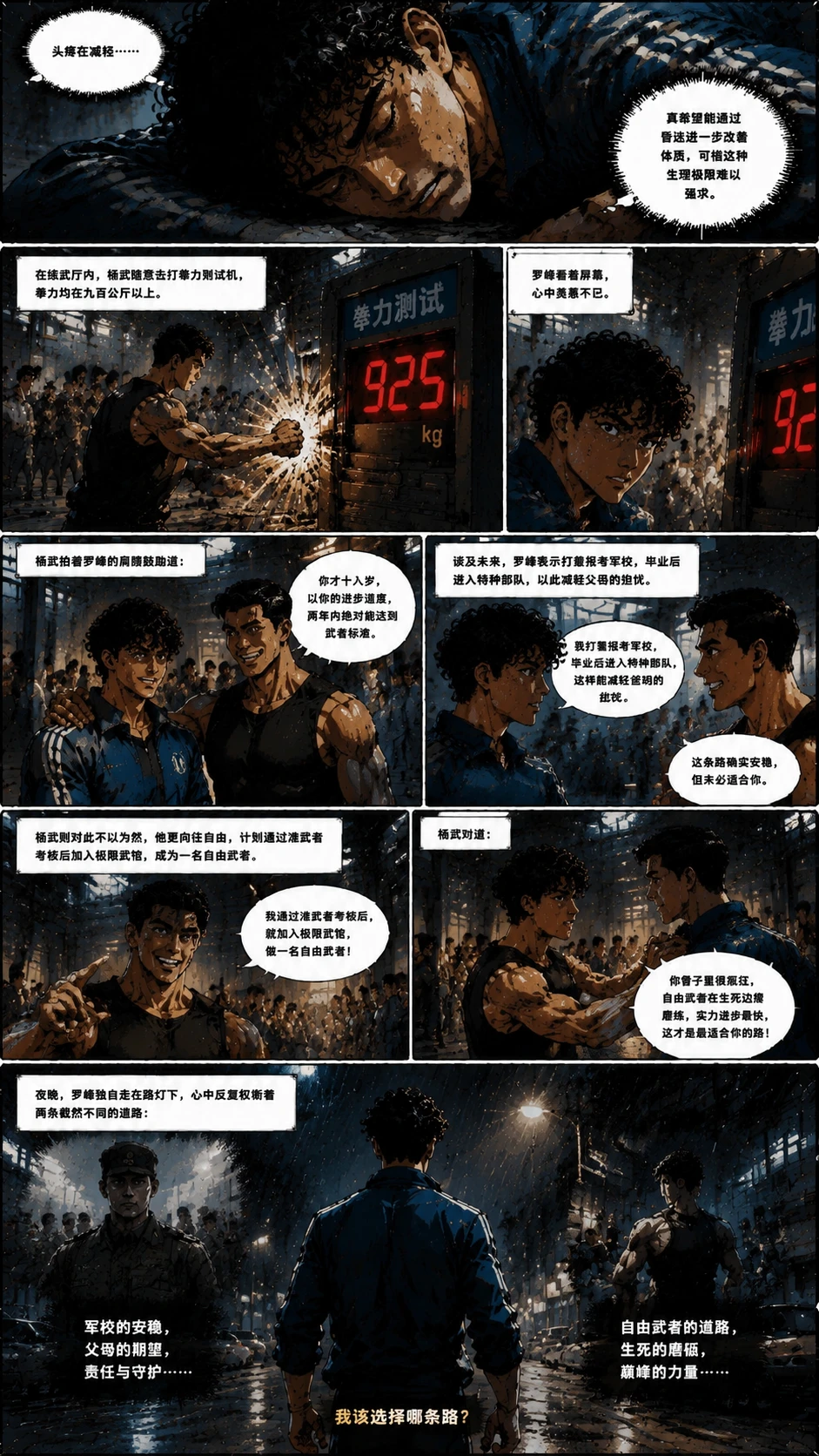 Demo comic page from 吞噬星空