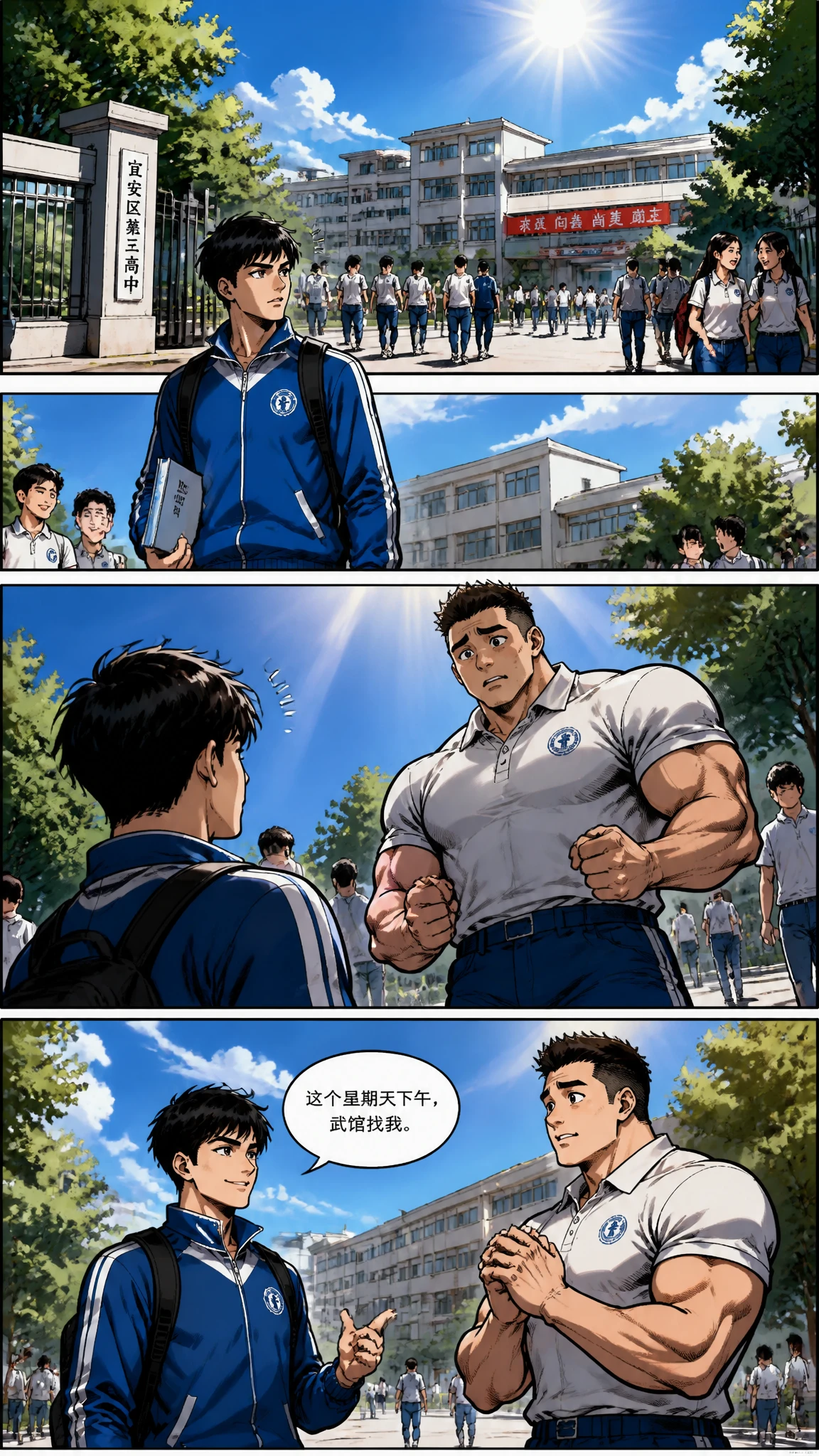Demo comic page from 吞噬星空