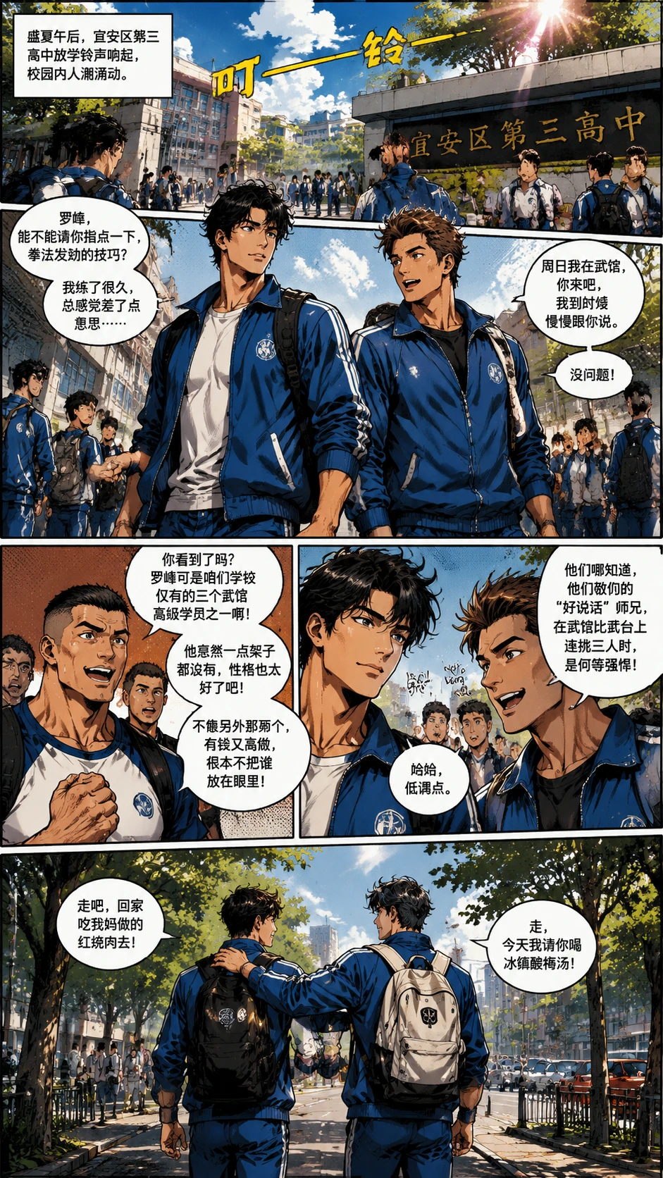 Demo comic page from 吞噬星空