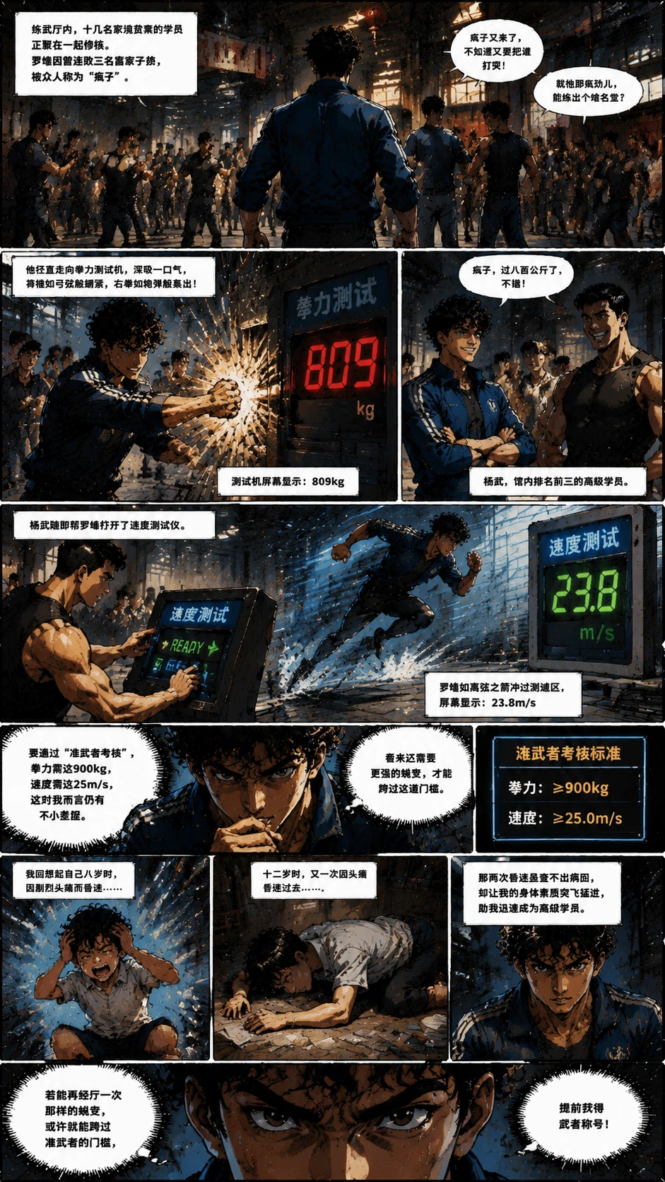 Demo comic page from 吞噬星空