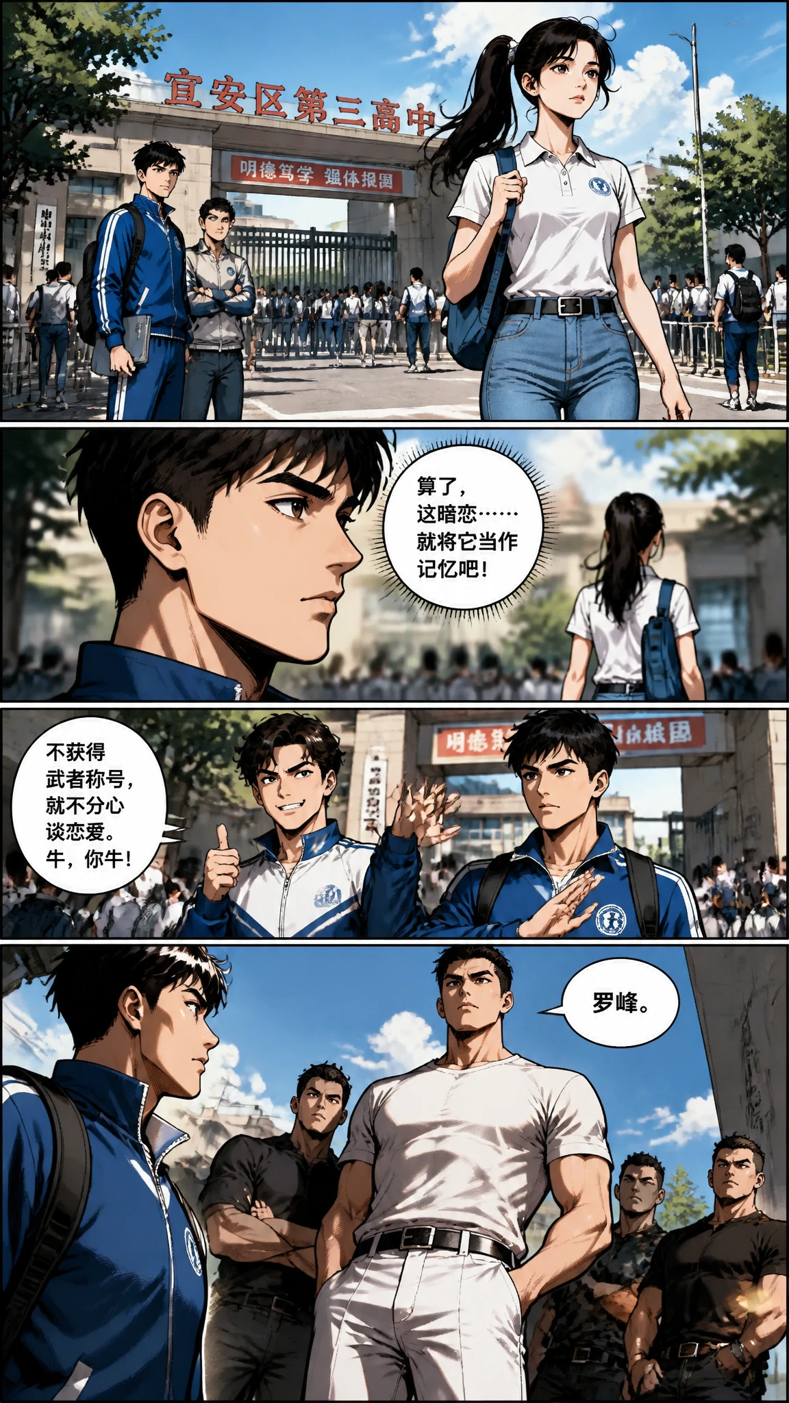 Demo comic page from 吞噬星空