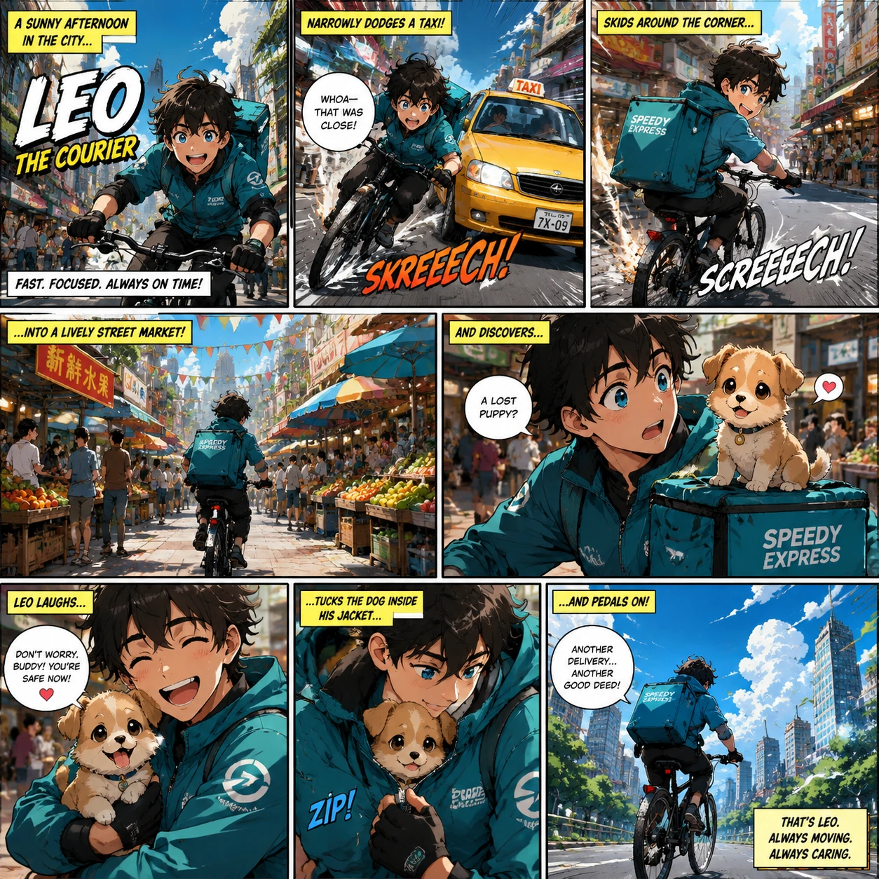 Japanese anime color