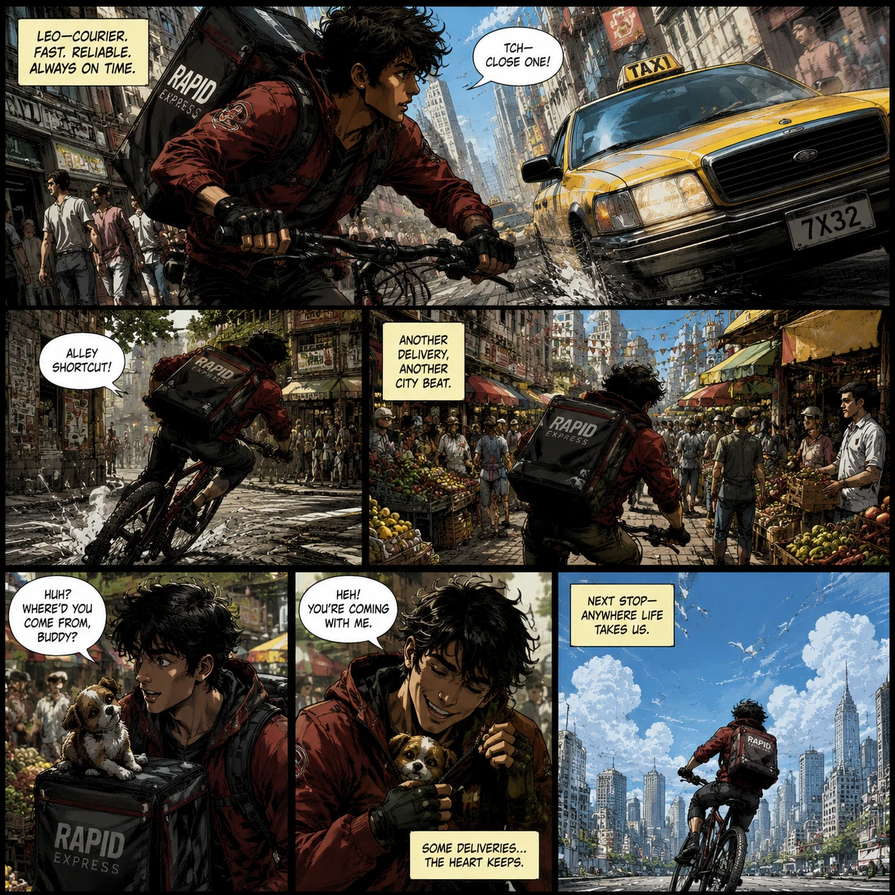 Dark graphic novel