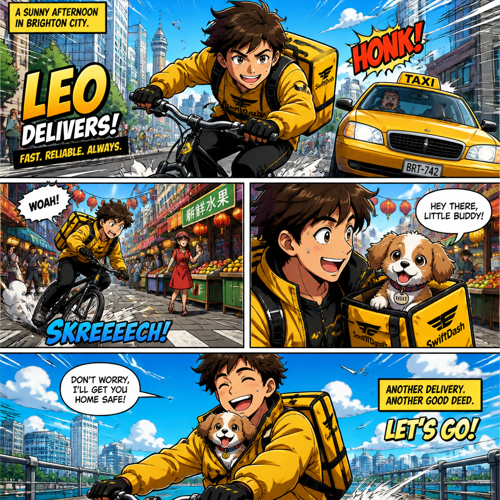 Vibrant shonen anime