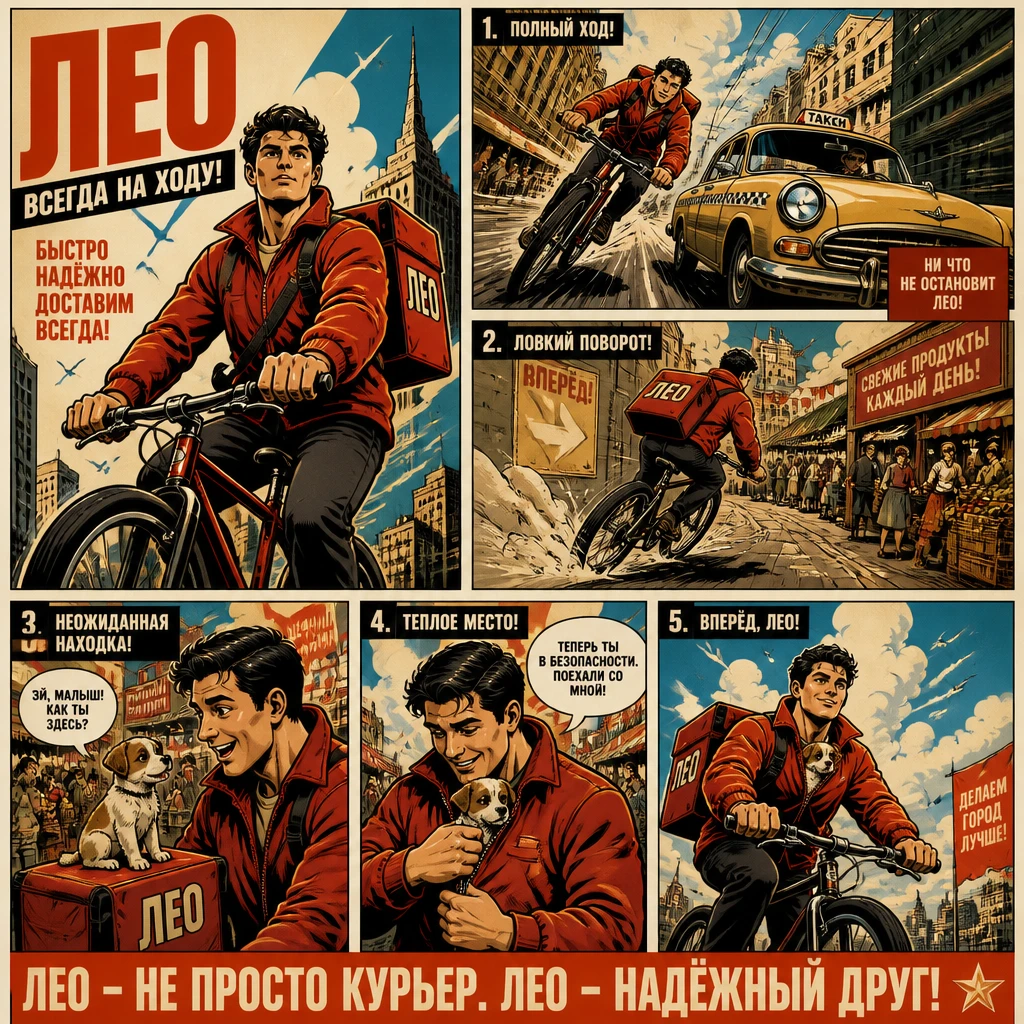 Soviet propaganda poster